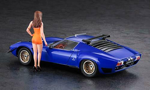 Hasegawa 1/24 Lamborghini Jota Svr W / Italian Girls Figure Plastic Model