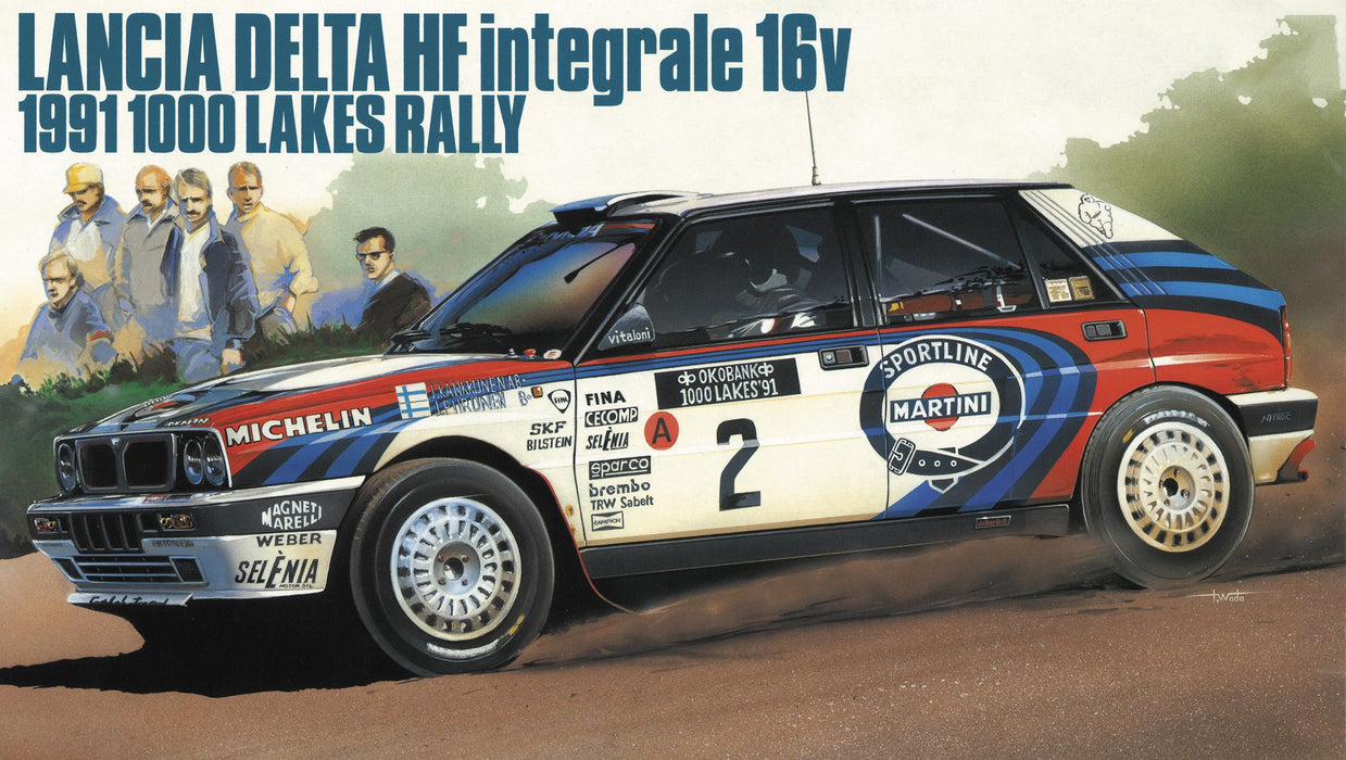 HASEGAWA 20289 Lancia Delta Hf Integrale 16V 1991 1000 Lakes Rally 1/24 Scale Kit