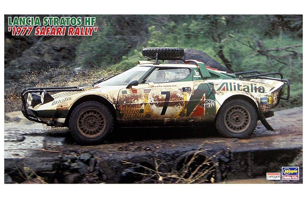HASEGAWA 1/24 Lancia Stratos Hf '1977 Safari Rally' Modèle en plastique