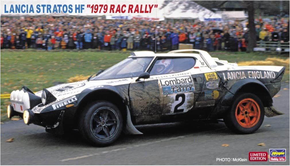 HASEGAWA 1/24 Lancia Stratos Hf 1979 Rac Rally Plastic Model
