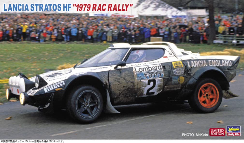 HASEGAWA 1/24 Lancia Stratos Hf 1979 Rac Rally Plastic Model