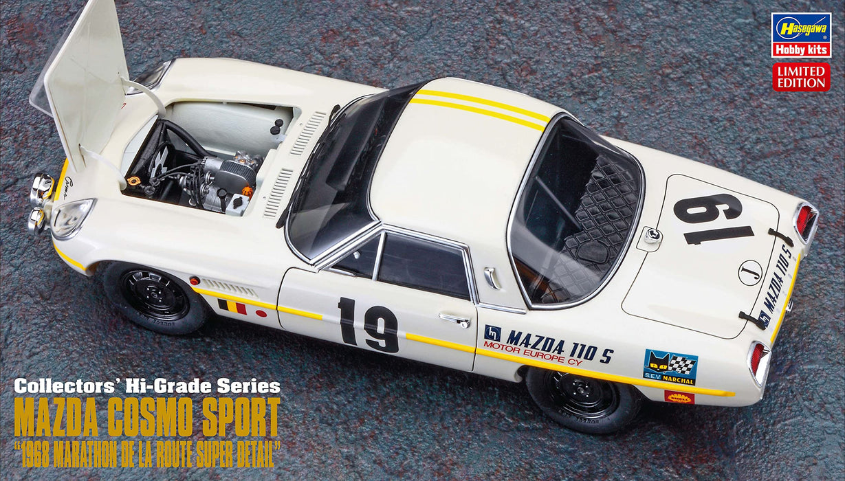 Hasegawa 1/24 Mazda Cosmo Sport 1968 Marathon De La Route ensemble de modèles de voiture en plastique