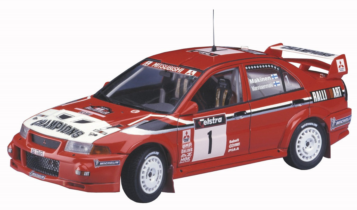Hasegawa 20303 Mitsubishi Lancer Evolution VI 1999 Wrc Drivers Champion 1/24 Racing Car Model