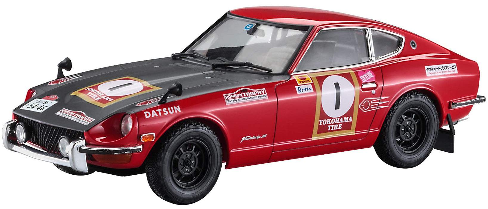 Hasegawa 1/24 Nissan Fairlady Z 1973 Tacs Clover Rally Winner Kunststoff-Autobausatz