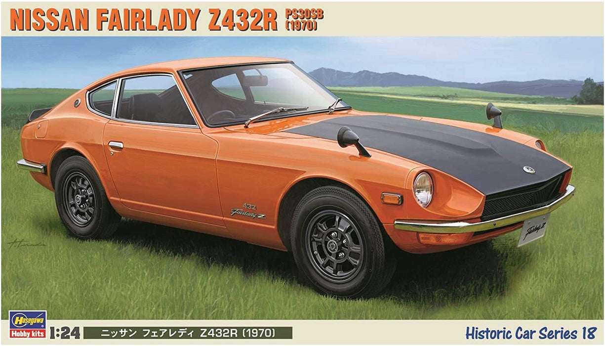 HASEGAWA 1/24 Nissan Fairlady Z432R 1970 Modèle en plastique
