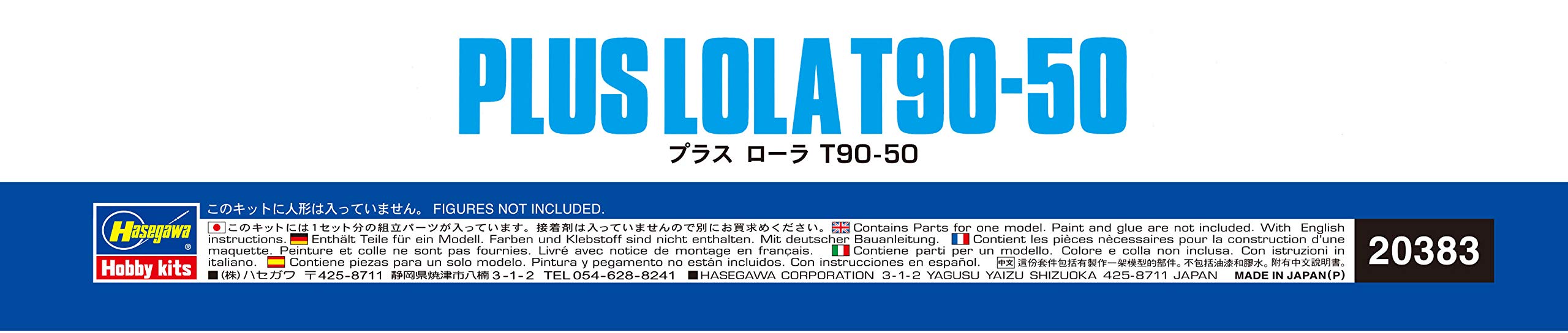 HASEGAWA 20383 Plus Lola T90-50 1/24 Scale Kit