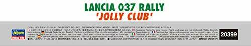 Hasegawa Lancia 037 Rally 'Jolly Club' Plastikmodellbausatz im Maßstab 1:24