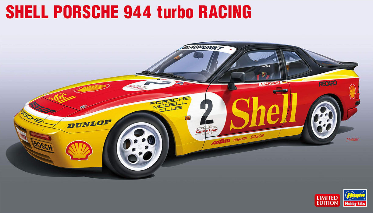 HASEGAWA 20451 Shell Porsche 944 Turbo Racing 1/24 Scale Kit