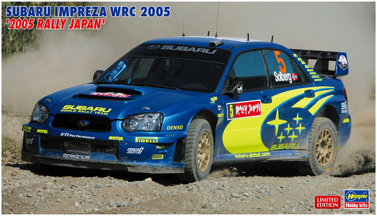 HASEGAWA 20353 Subaru Impreza Wrc 2005 '2005 Rally Japan' Kit à l'échelle 1/24
