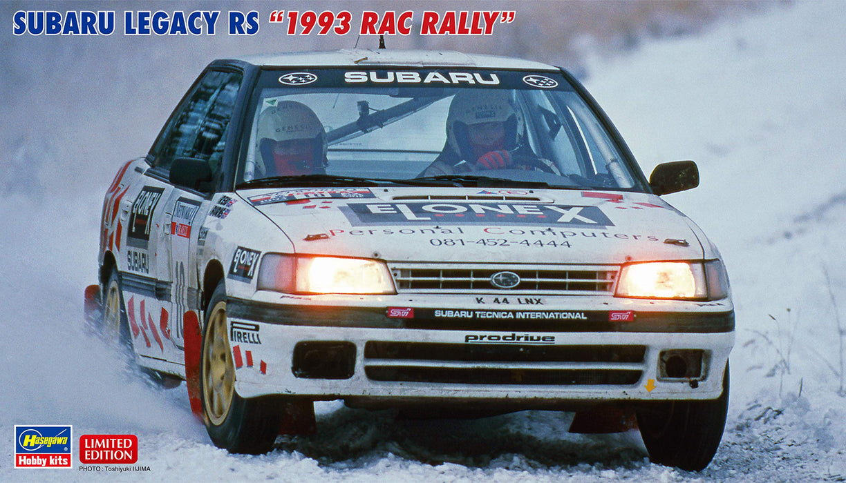 HASEGAWA 1/24 Subaru Legacy Rs '1993 Rac Rally' Plastic Model