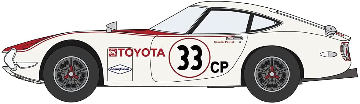 HASEGAWA 1/24 Toyota 2000Gt 1968 Scca Sports Car Race Modèle en plastique