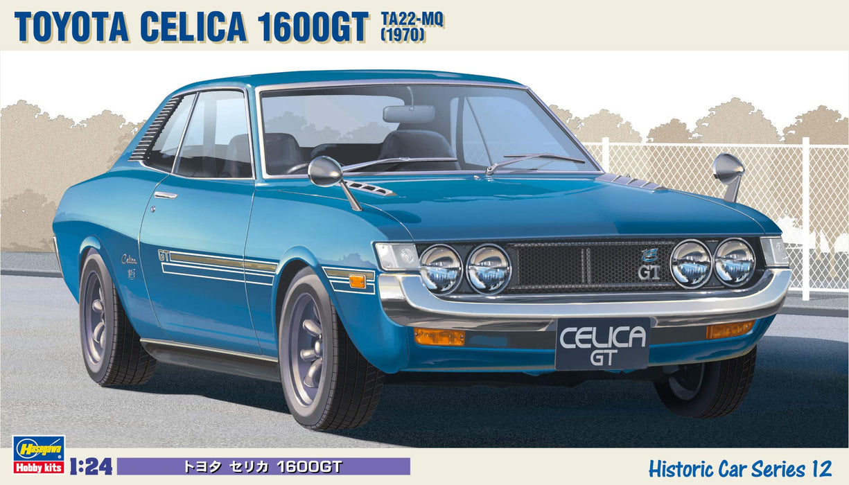 Hasegawa 1/24 Toyota Celica 1600Gt Hc12 Kit de modèle de voitures classiques japonaises