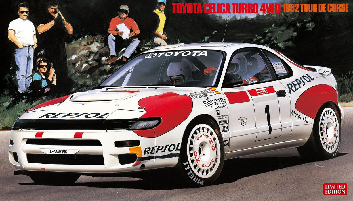 HASEGAWA 20291 Toyota Celica Turbo 4Wd 1992 Tour De Corse 1/24 Scale Kit