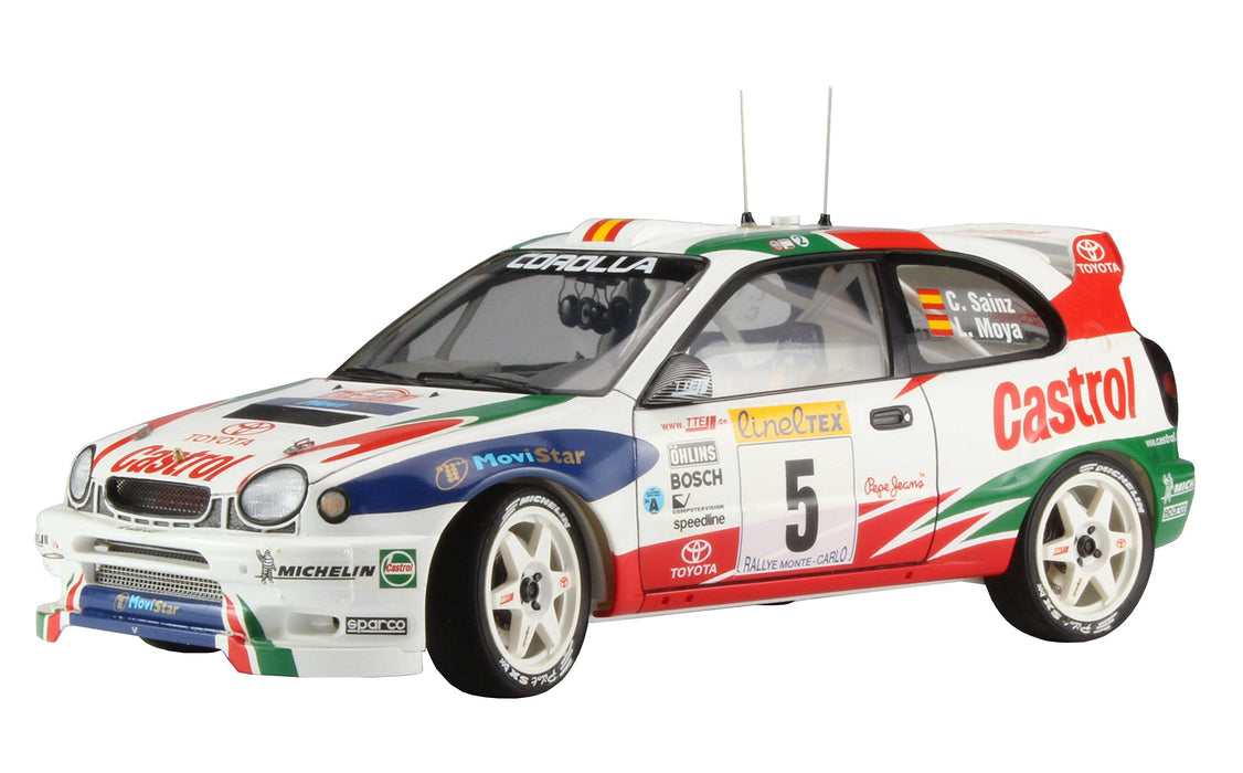 Hasegawa 20266 Toyota Corolla WRC 1998 Monte-Carlo Rally Winner Rennwagen im Maßstab 1/24