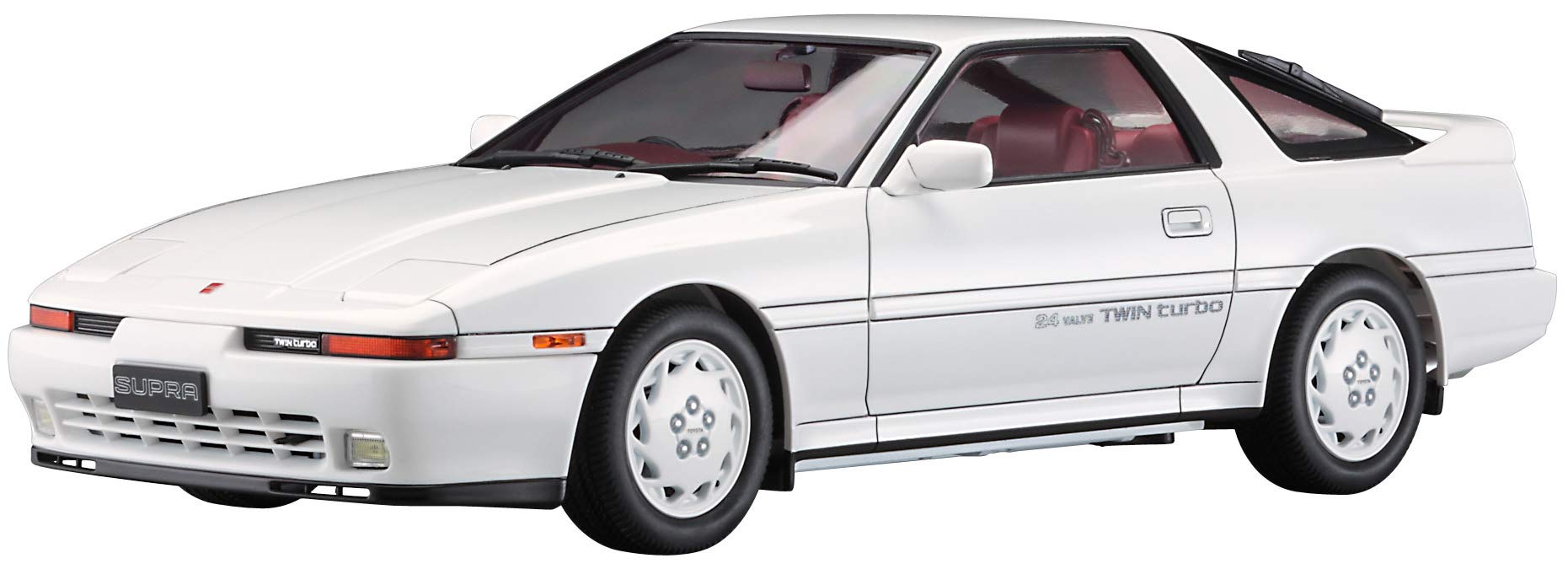 HASEGAWA 1/24 Toyota Supra A70 Gt Twin Turbo 1989 Weißes Paket Kunststoffmodell