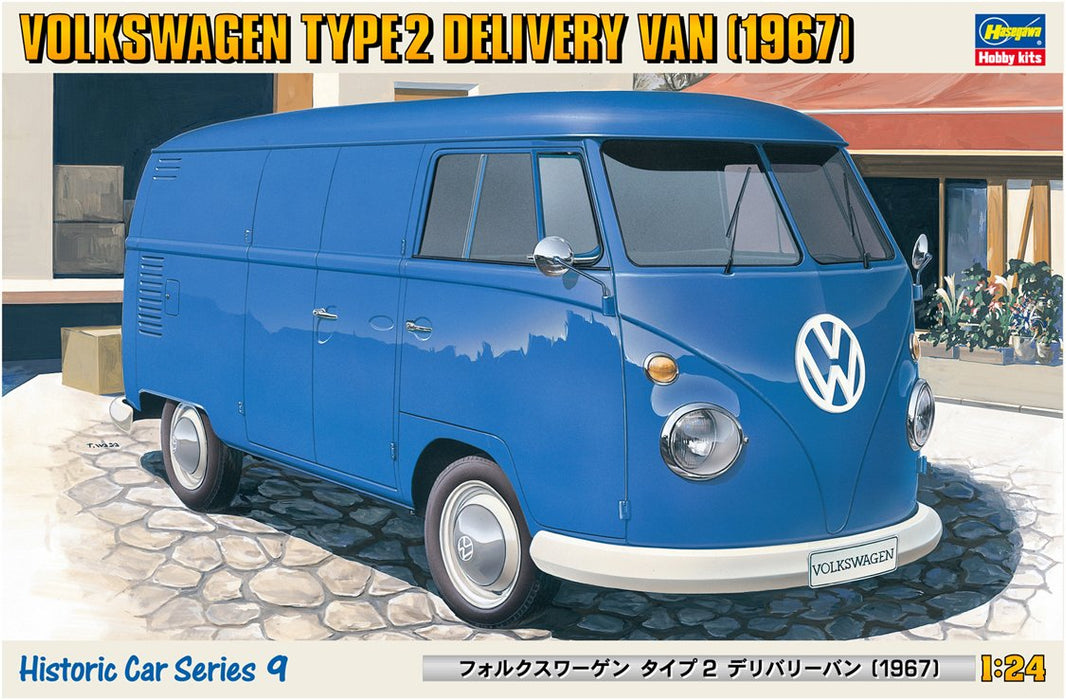 Hasegawa 1/24 Volkswagen Type 2 Delivery Van 1967 Plastic Model Hc9