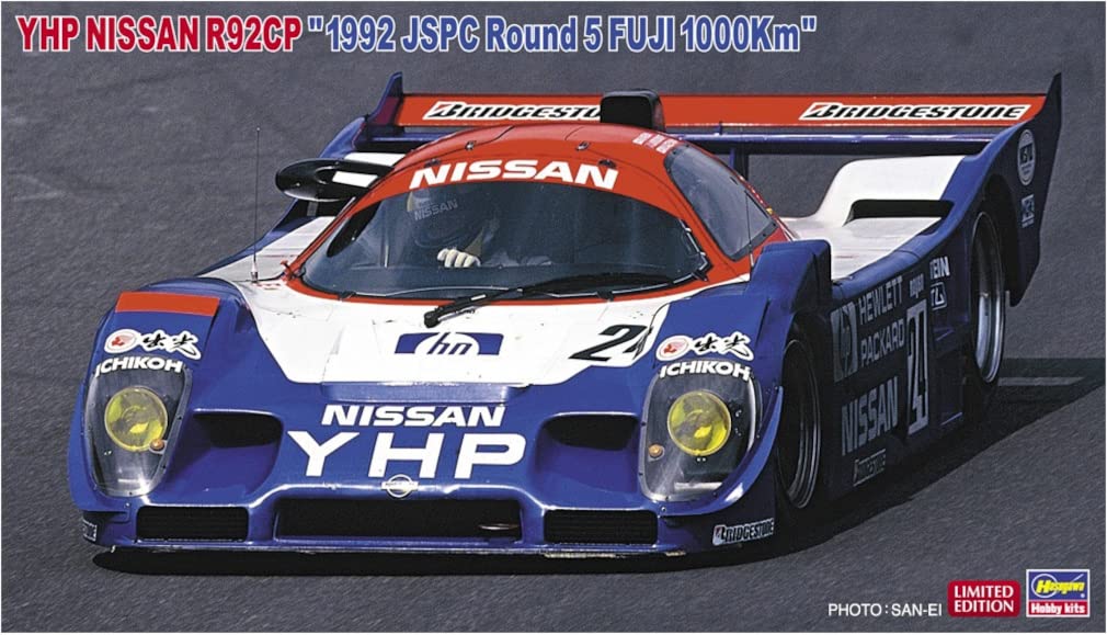 HASEGAWA 1/24 Yhp Nissan R92Cp 1992 Jspc Round 5 All Japan Fuji 1000Km Modèle en plastique