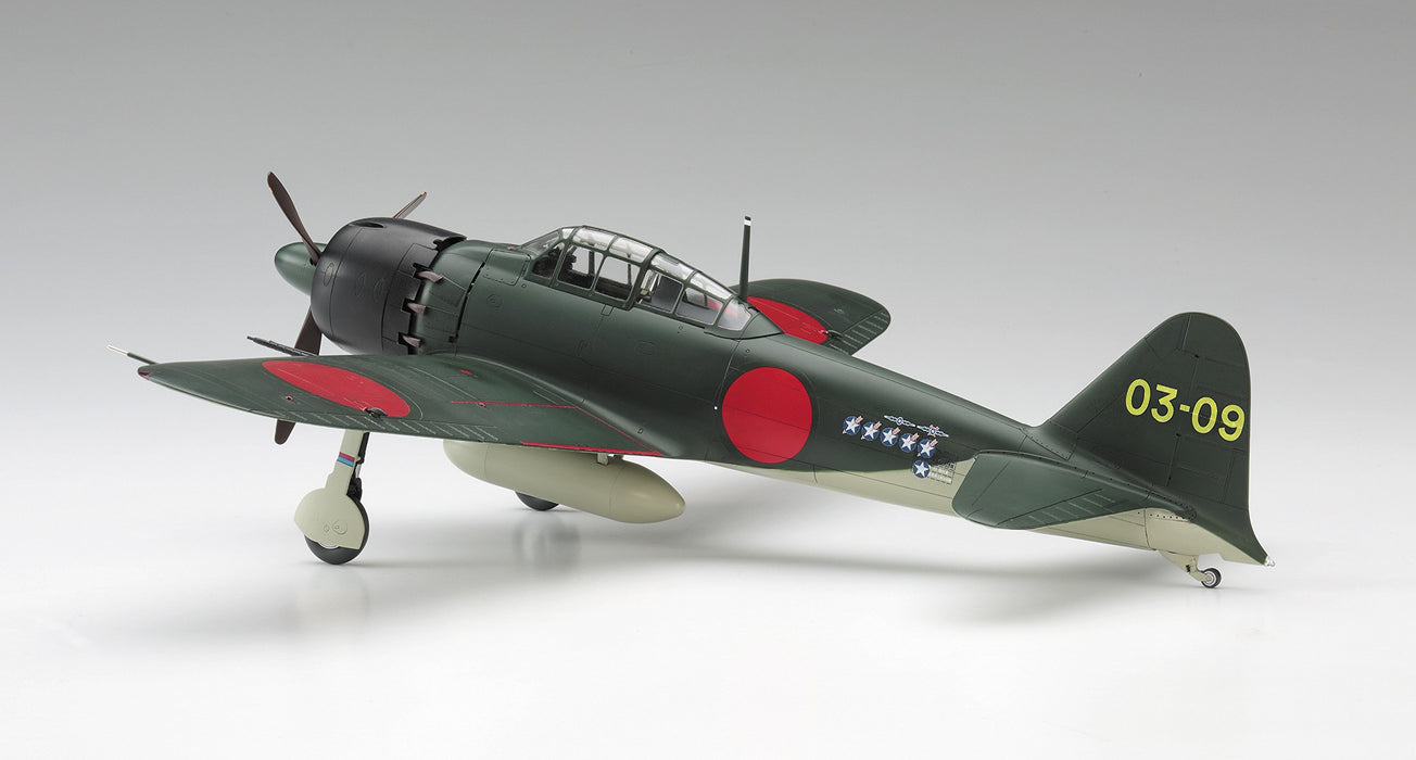 Hasegawa 1/32 Japanese Navy Mitsubishi A6M5C Zero Fighter Model 52 Hei Plastic Model St34