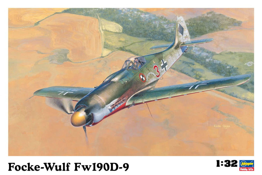 HASEGAWA 1/32 Focke-Wulf Fw190D-9 Plastic Model