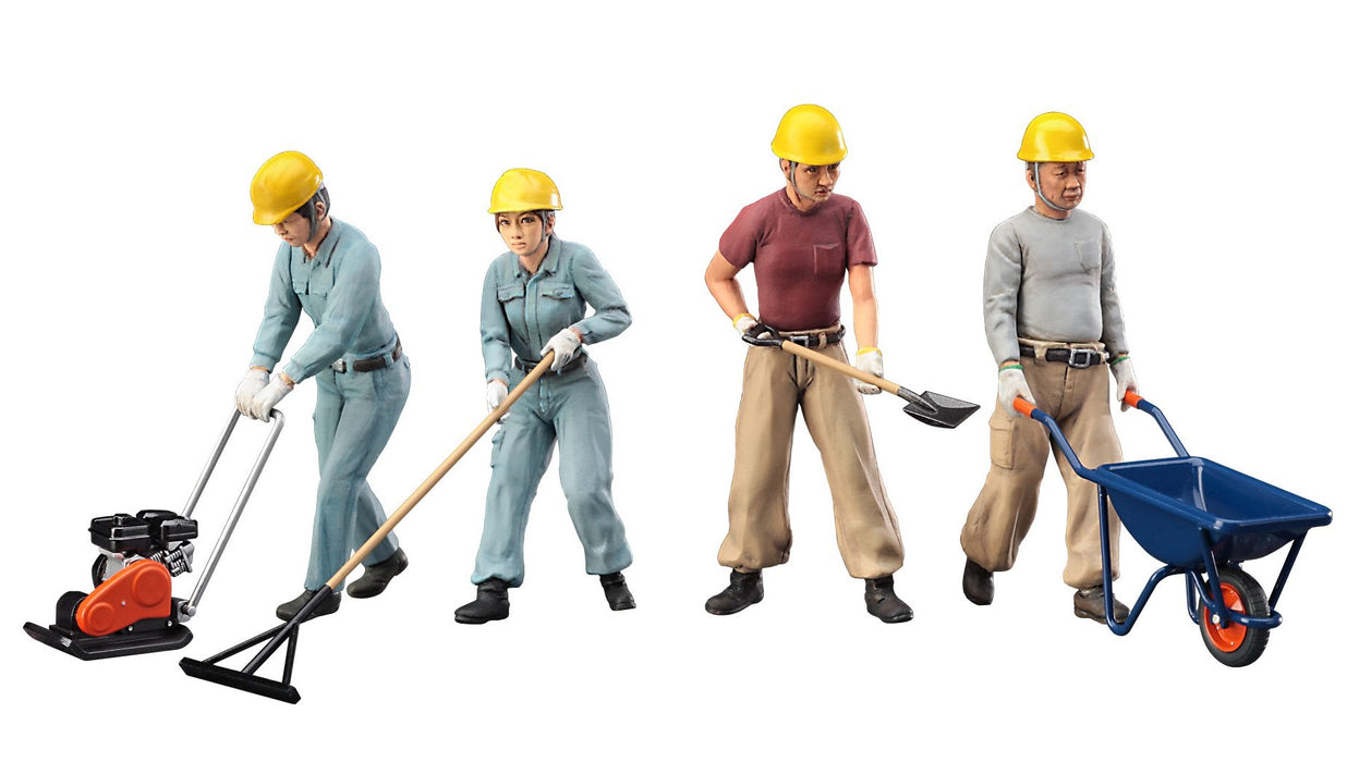 HASEGAWA 1/35 Construction Workers Set A Plastic Model