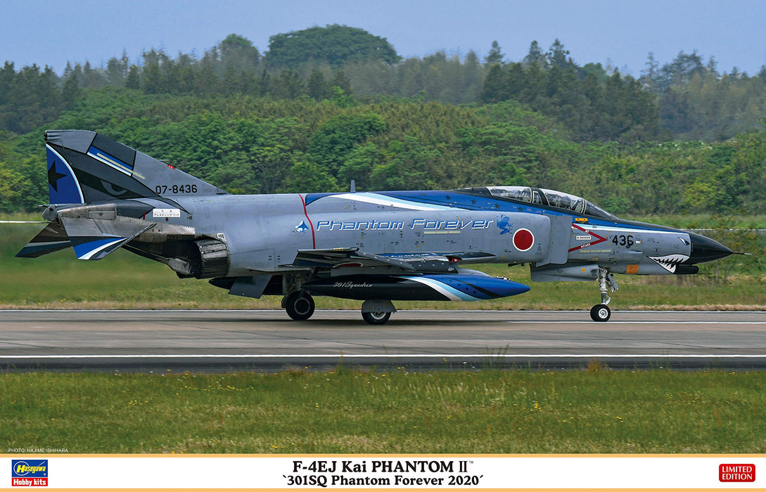 HASEGAWA 74965 F-4Ej Kai Super Phantom 301Sq Phantom Forever 2020 1/48 Kunststoffmodell