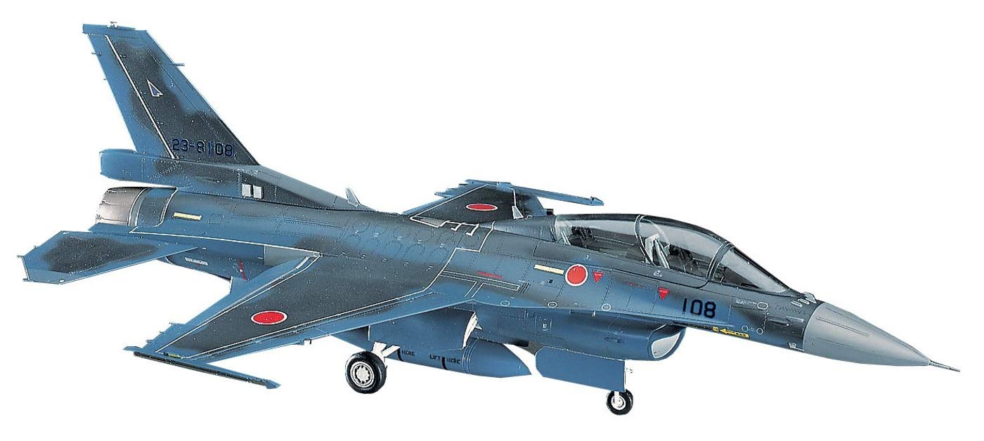 HASEGAWA 1/48 Mitsubishi F-2B J.A.S.D.F. Support Fighter Plastic Model