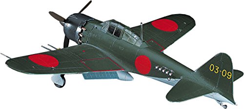 HASEGAWA 1/48 Mitsubishi A6M5C Zero Fighter Zeke Type 52 Hei Plastic Model
