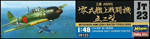 Hasegawa 1/48 Marine Japonaise Mitsubishi A6m5 Mitsubishi A6m Zero 52 pouces Plastique