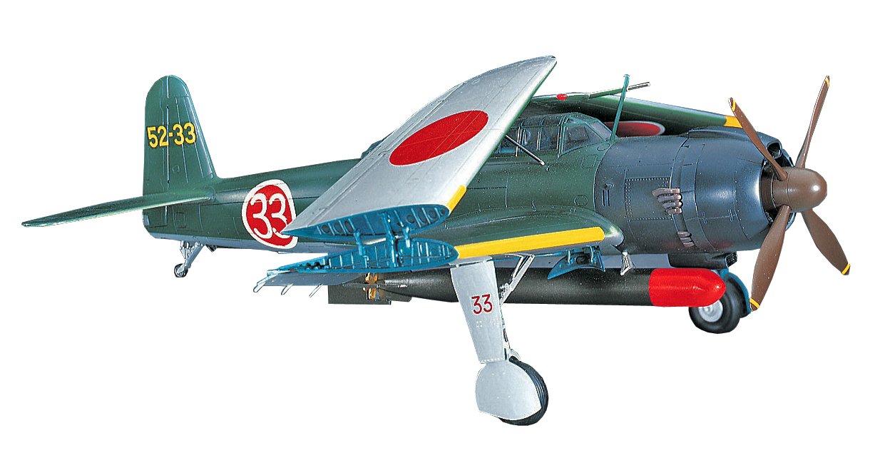 HASEGAWA 1/48 Nakajima B6N2 Bomber Tenzan Jill Type 12 Plastic Model