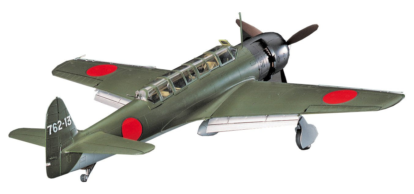 HASEGAWA 1/48 Nakajima C6M1 Carrier Recon. Flugzeug Saiun Myrt Plastikmodell
