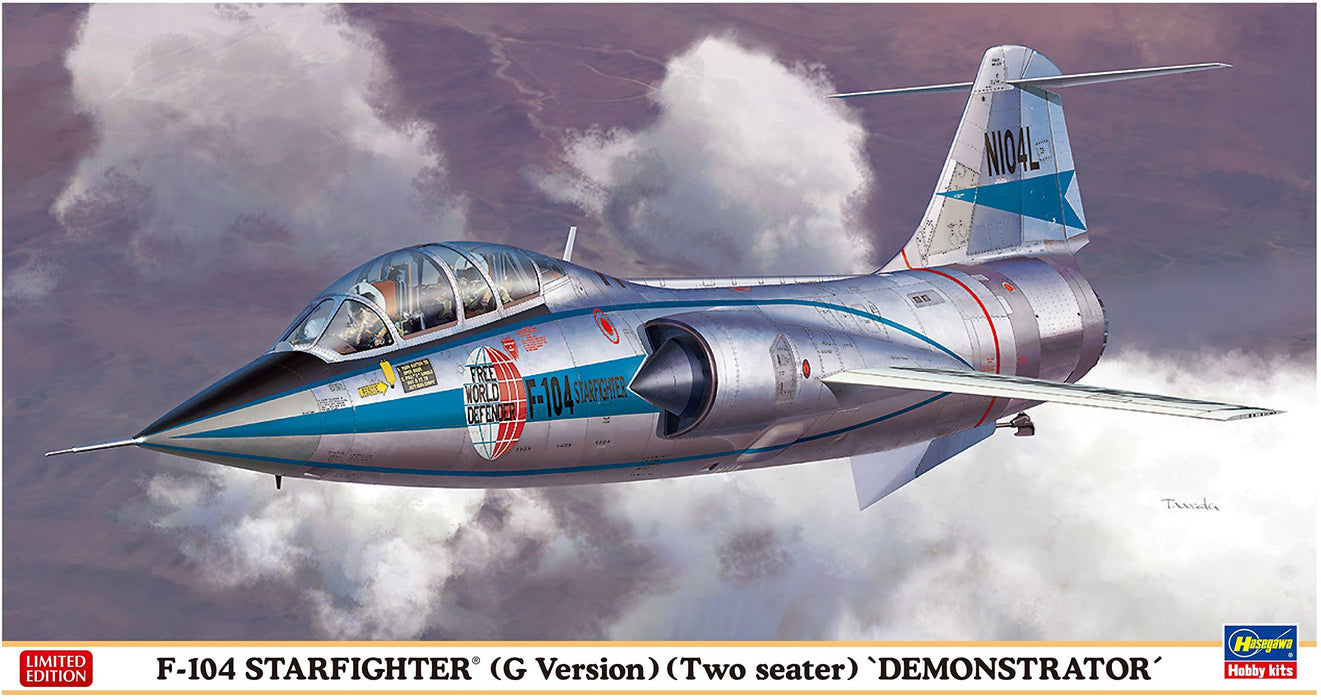 HASEGAWA 07459 F-104 Starfighter G Version Two Seater