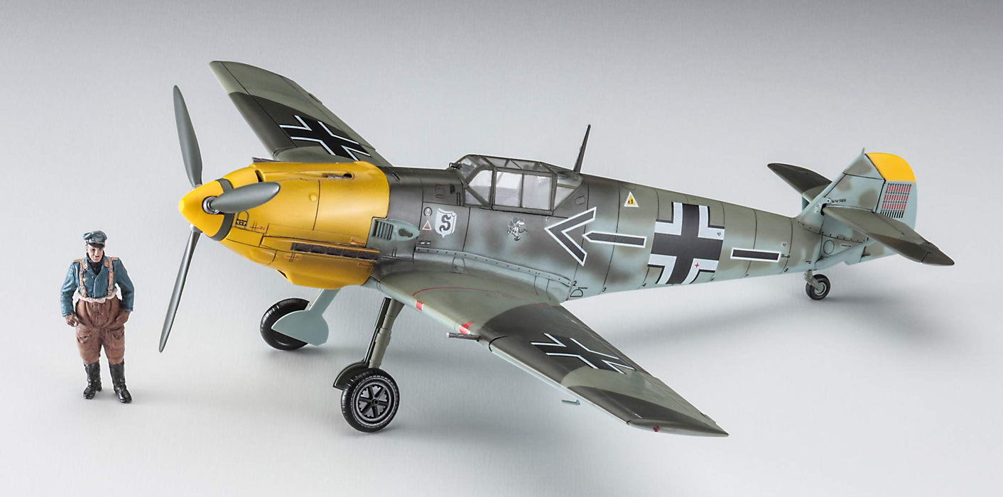 HASEGAWA Messerschmitt Bf109E-4/N Galland avec figurine