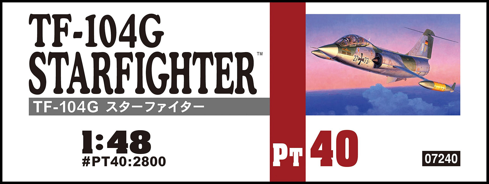 HASEGAWA Pt40 Tf-104G Starfighter Kit à l'échelle 1/48