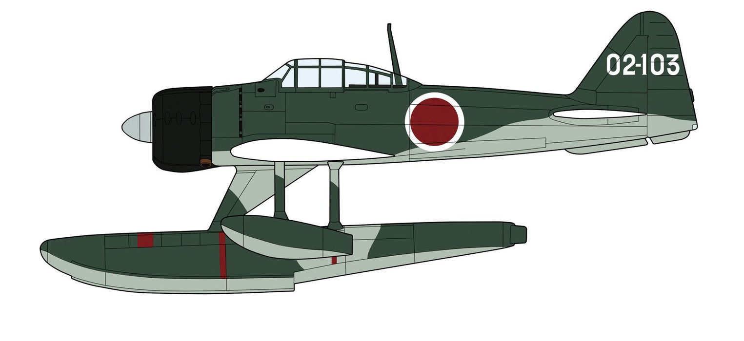 HASEGAWA 07376 Nakajima A6M2-N Typ 2 Jagdflugzeug Rufe 902Nd Flying Group Bausatz im Maßstab 1:48