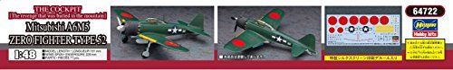 Hasegawa 1/48 Le Cockpit Mitsubishi A6m5 Zero Fighter Model52 Maquette
