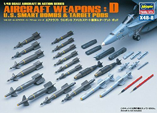 Hasegawa 1/48 United States Air Force U.s. Aircraft Weapon D Smart Bomb And