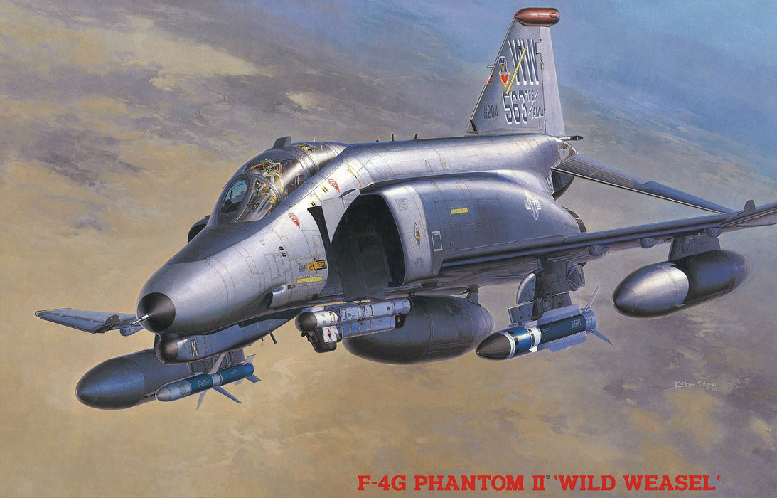 HASEGAWA Pt09 F-4G Phantom Ii Wild Weasel One Piece Canopy 1/48 Scale Kit