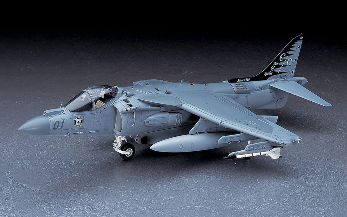 HASEGAWA 1/48 Av-8B Harrier Ii Plus U.S.M.C. Attacker Plastic Model