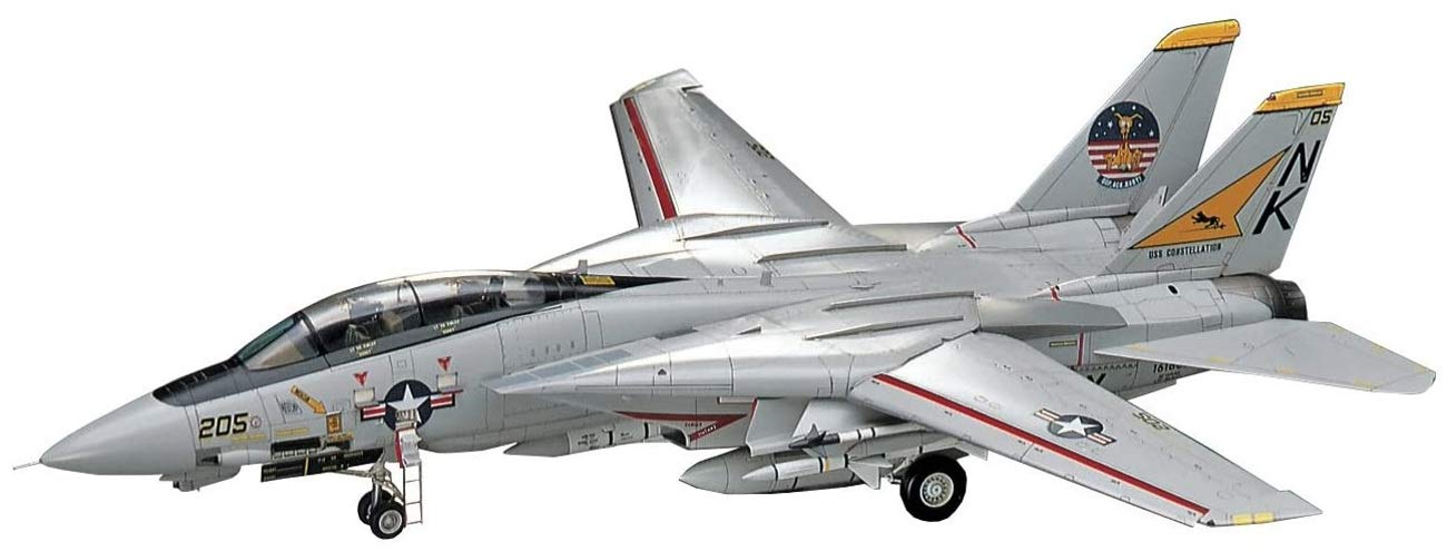 HASEGAWA 1/48 F-14A Tomcat US Navy Carrier-Borne Fighter Kunststoffmodell