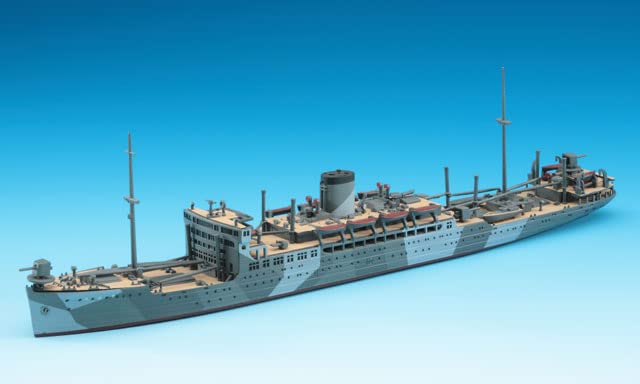 HASEGAWA Waterline 1/700 Japanisches U-Boot Depotschiff Heianmaru Plastikmodell
