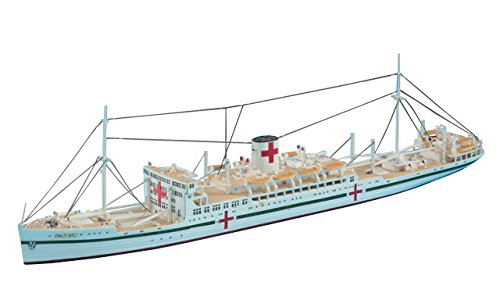 Hasegawa Waterline 1/700 Modèle en plastique du navire-hôpital spécial japonais Hikawamaru
