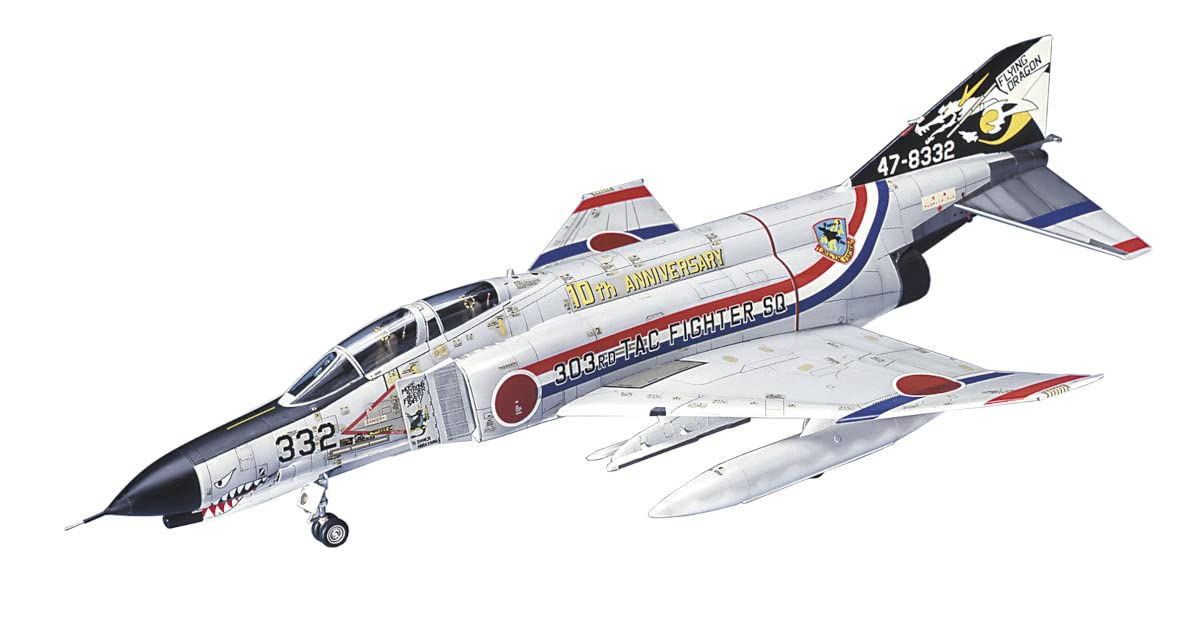 HASEGAWA 1/72 F-4Ej Phantom Ii '303Sq Dragon Squadron 10Th Anniversary