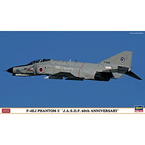 HASEGAWA 02147 F-4Ej Phantom II Jasdf 60th Anniversary Bausatz im Maßstab 1:72
