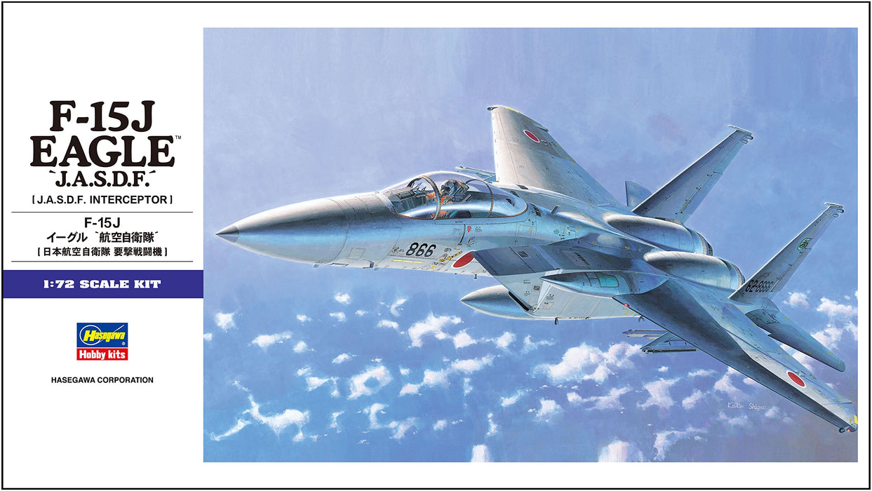 HASEGAWA 1/72 F-15J Eagle 'JASDF' JASDF Interceptor Plastikmodell