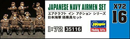 Hasegawa 1/72 Japanese Navy Crew Set Plastic X72-16