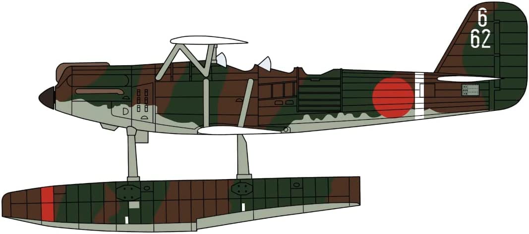 Hasegawa 1/72 Kawanishi E7K1 Type 94 Kit de modèle en plastique d'avion de reconnaissance