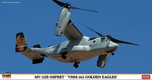 HASEGAWA 02093 Mv-22B Osprey Vmm-162 Golden Eagles 1/72 Scale Kit