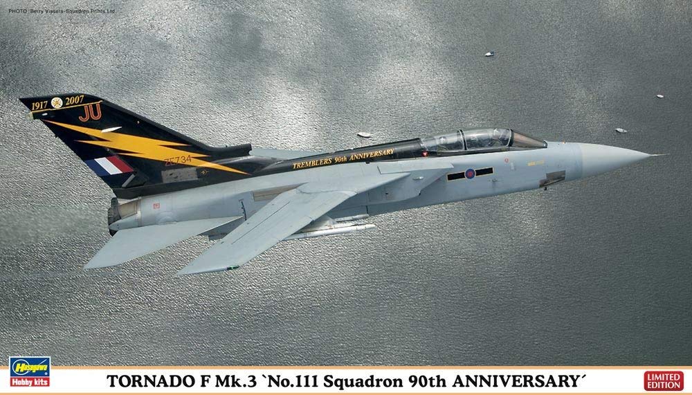 HASEGAWA - 01959 Tornado F Mk.3 No.111 Squadron 90Th Anniversary 1/72 Scale Kit