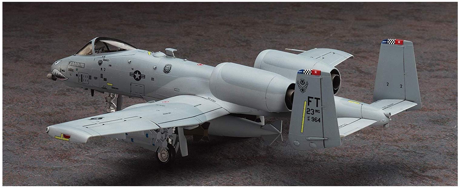 HASEGAWA 1/72 A-10C Thunderbolt Ii U.S. Air Force Attacker Plastic Model