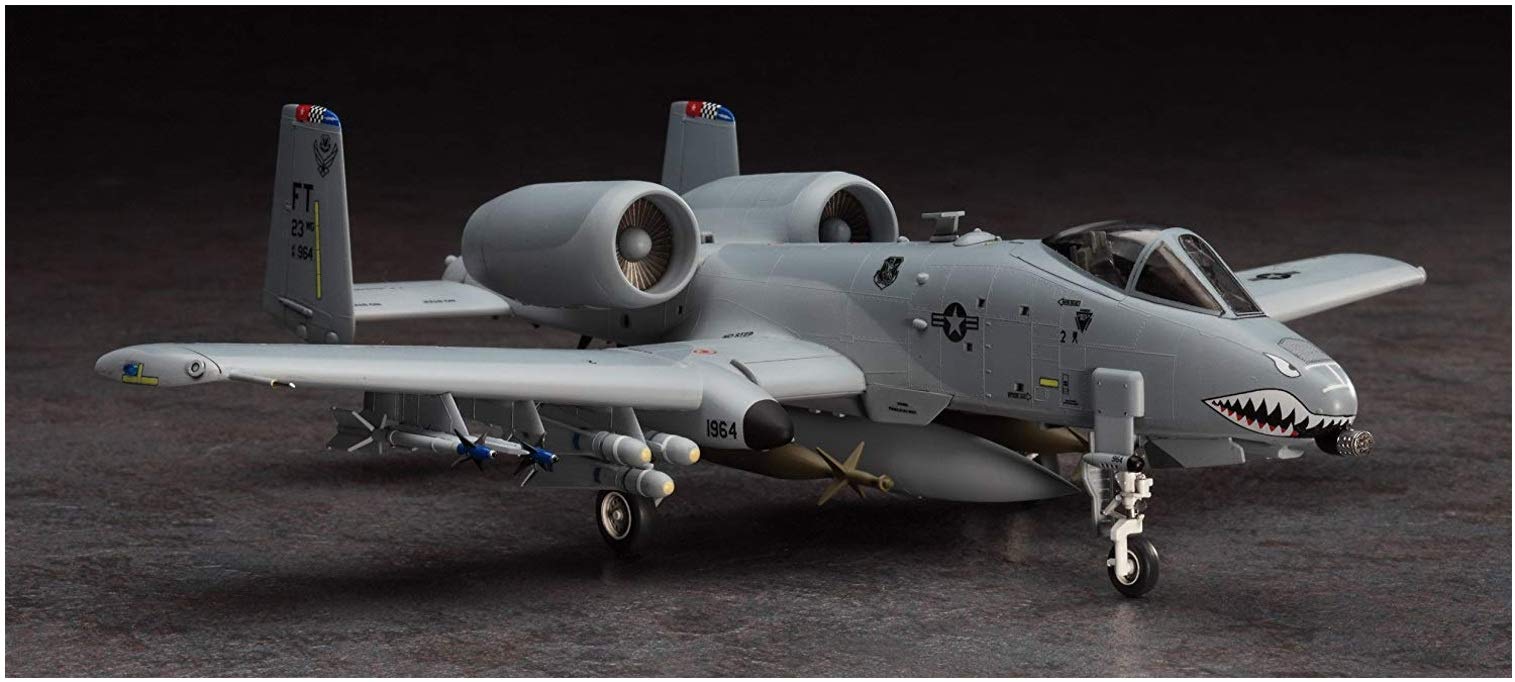 HASEGAWA 1/72 A-10C Thunderbolt Ii U.S. Air Force Attacker Plastic Model